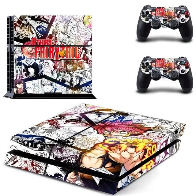 Sticker Autocollant PS4 Fairy Tail Natsu Dragon Force