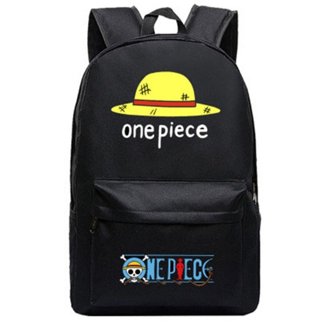Sac à Dos One Piece Chapeau de Paille Cartable