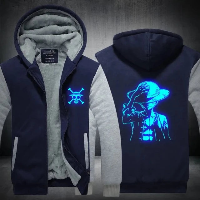 One Piece Ruffy Fleecejacke