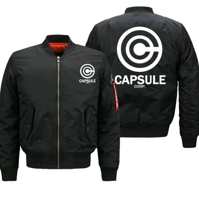 Veste Bomber Dragon Ball Z Capsule Corp Noir