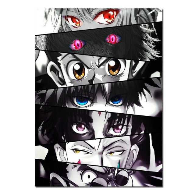 Hunter x Hunter Charaktere Leinwand
