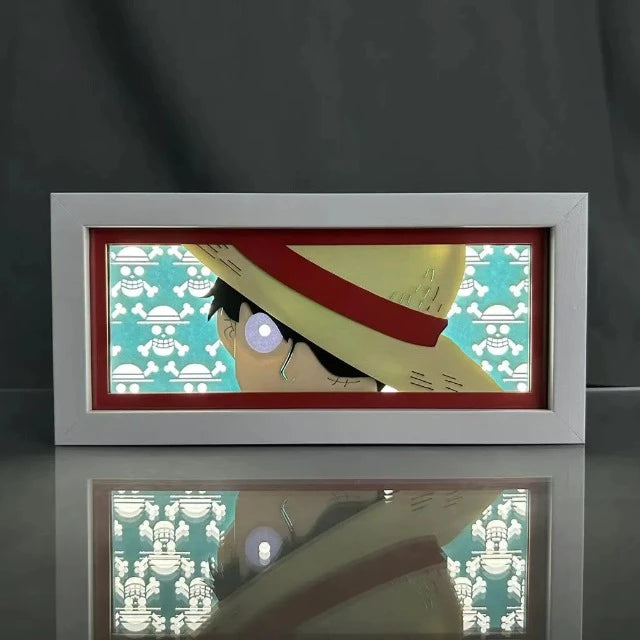 Tableau Cadre Lumineux One Piece Luffy
