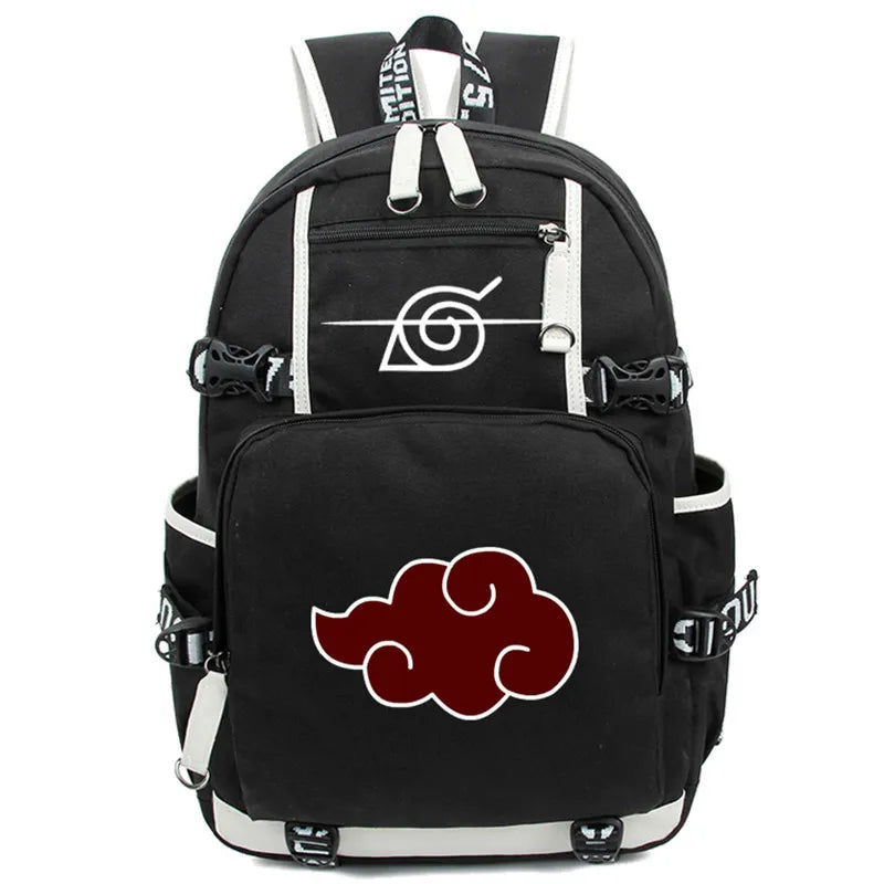 Cartable Naruto Sac À Dos Nuage Rouge Akatsuki Bretelles