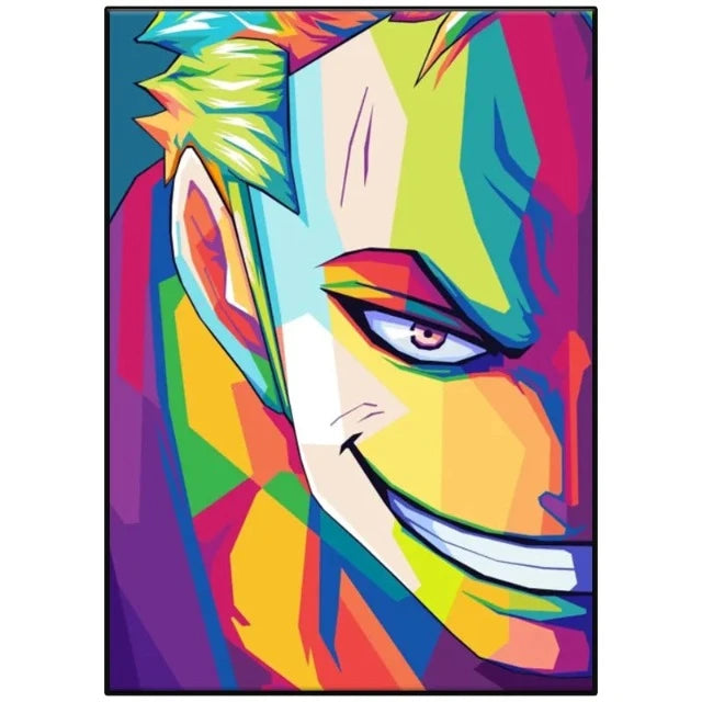 Poster One Piece Luffy vs Zoro