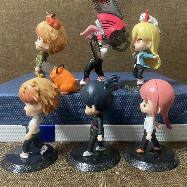 Confezione da 6 personaggi di uomo motosega