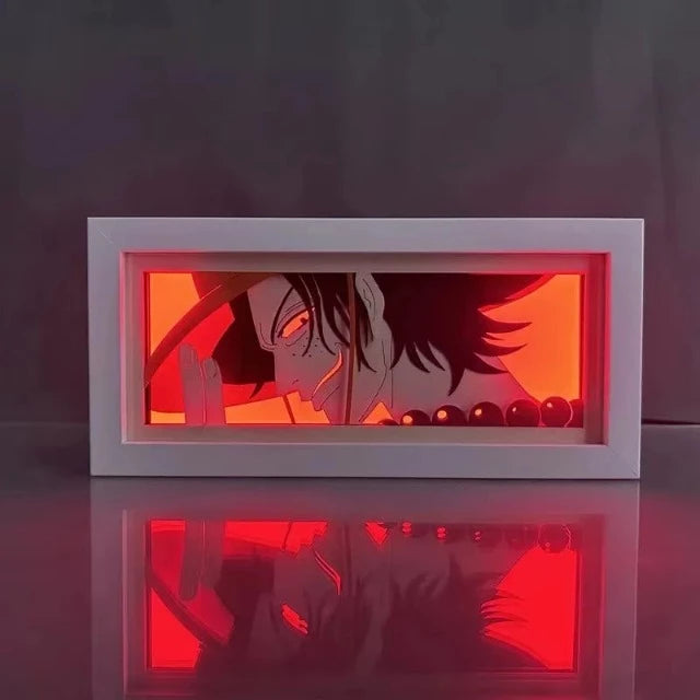 Tableau Cadre Lumineux One Piece Ace