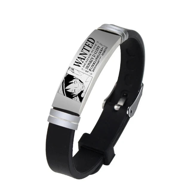 Bracelet One Piece Wanted Monkey D. Luffy