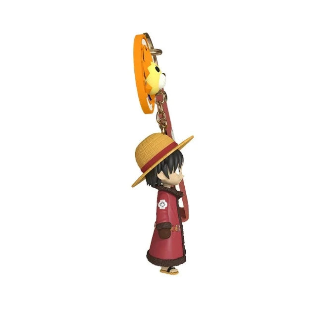 Portachiavi con figura Rufy di One Piece