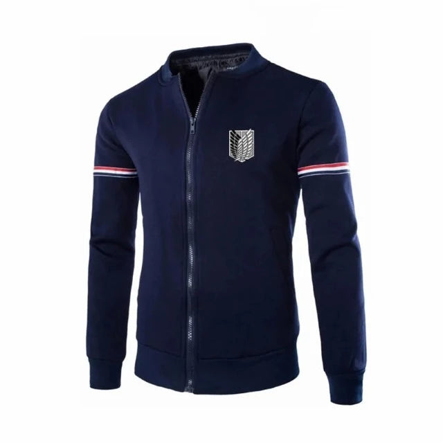 Giacca Attacco su Titano Blu Navy