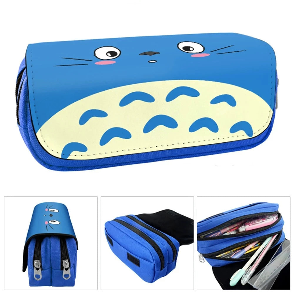 Trousse Plumier Totoro Bleue