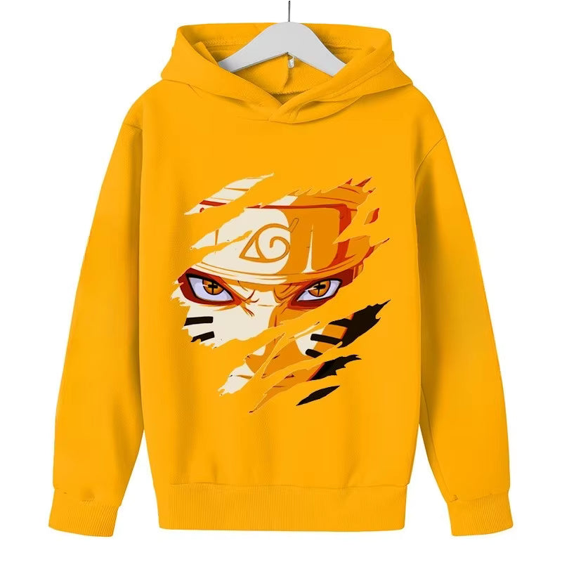 Naruto Gelber Kinder-Hoodie