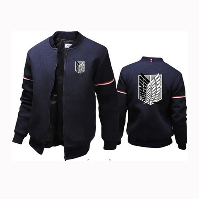 Giacca Attacco su Titano Blu Navy