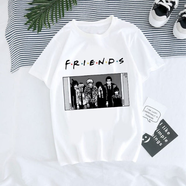 Kettensägenmann Freunde T-Shirt