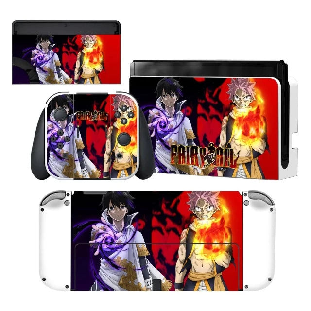Sticker Autocollant Nintendo Switch Fairy Tail Natsu & Zeleph