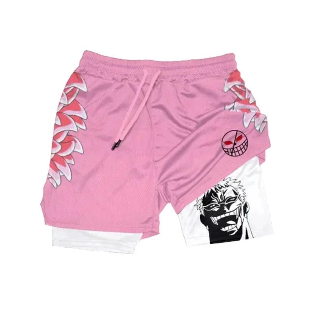 Short de Sport One Piece Zoro Rose