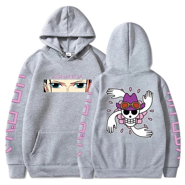Sweat Pull One Piece Nico Robin Gris