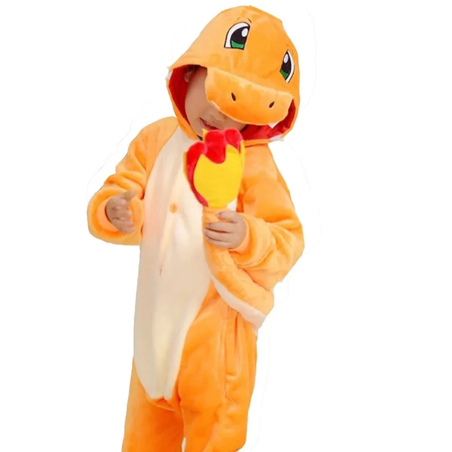 Combinaison de Pyjama Pokemon Enfant Onesie Salamèche