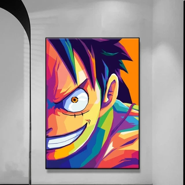 Poster One Piece Luffy vs Zoro