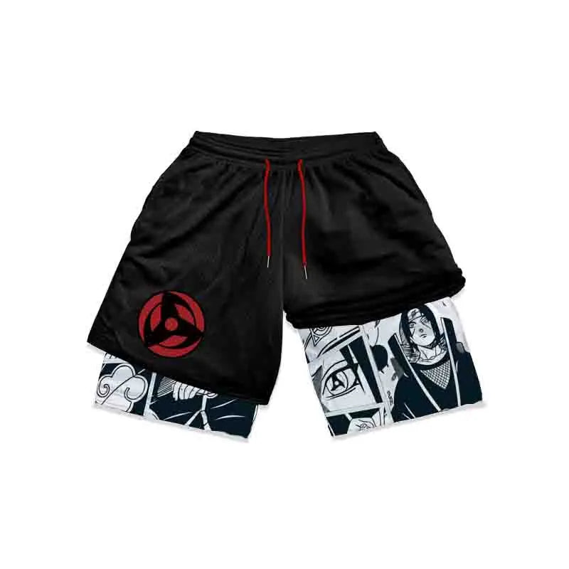 Short De Sport Itachi Sharingan Naruto