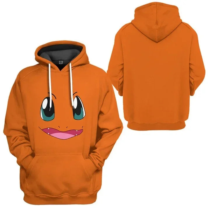 Sweatshirt À Capuche Pokémon Enfant Pull Salamèche