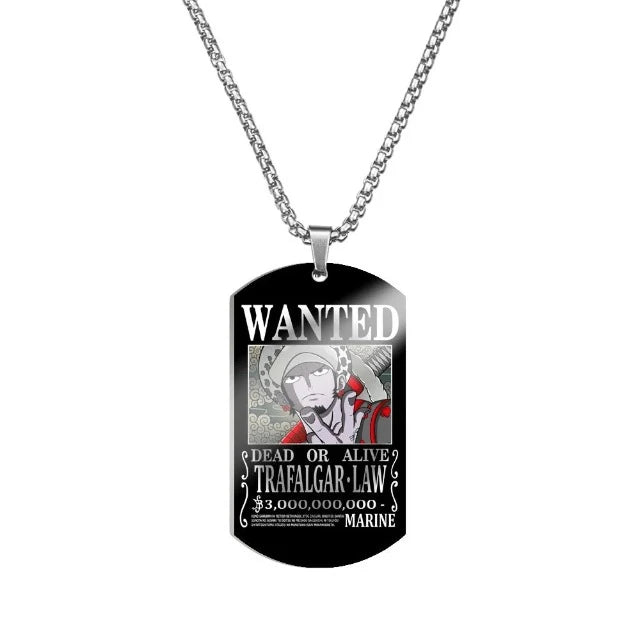 Collier Pendentif One Piece Wanted Trafalgar Law
