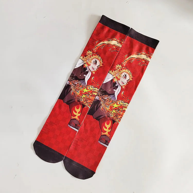 Paire de Chaussettes Demon Slayer Kyojuro