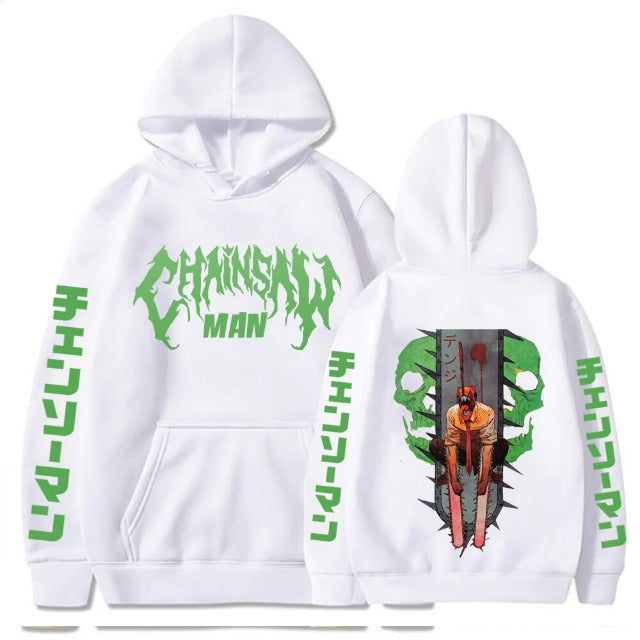 Felpa con cappuccio da uomo motosega