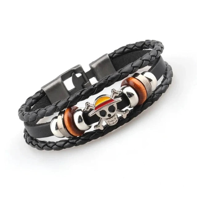 Bracciale Jolly Roger in un unico pezzo