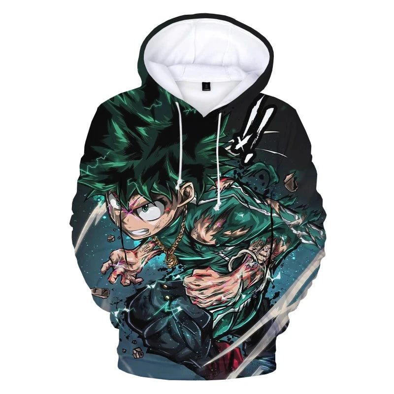 Sweat A Capuche My Hero Academia Pull Enfant Izuku Fight