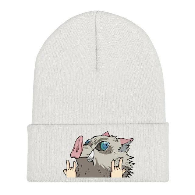 Bonnet d'Hiver Demon Slayer Inosuke