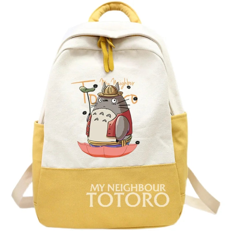 Sac À Dos Mon Voisin Totoro Luffy Jaune