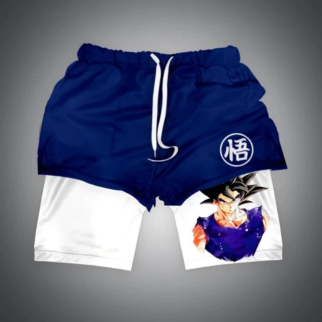 Short Dragon Ball Z Goku Bleu Marine