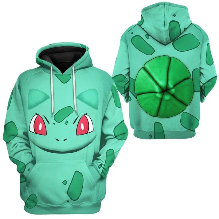 Sweatshirt À Capuche Pokémon Enfant Pull Bulbizarre