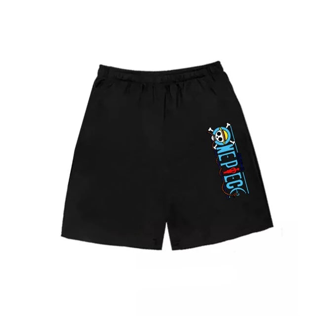 Short Enfant One Piece Noir