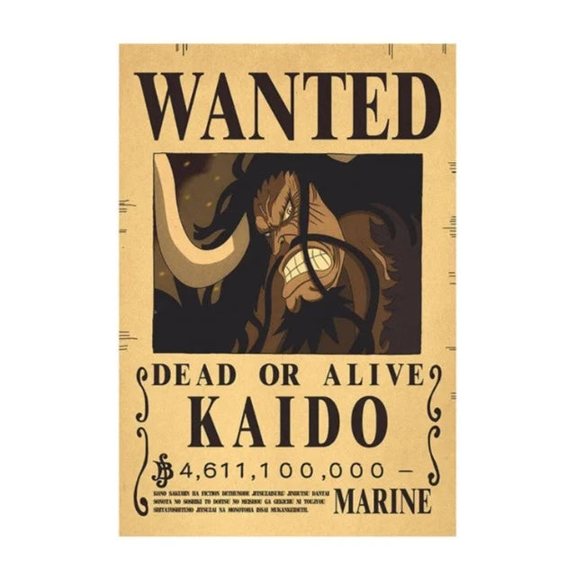 Poster One Piece Wanted Kaido