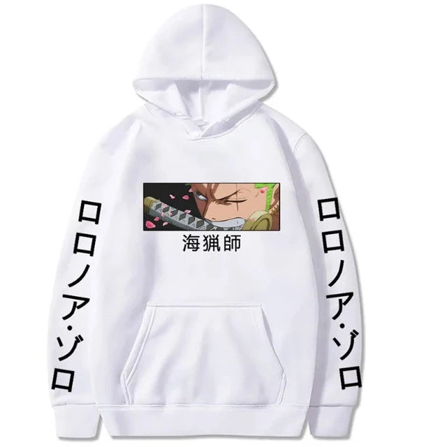 Sweat Pull One Piece Roronoa Zoro Sabre Blanc