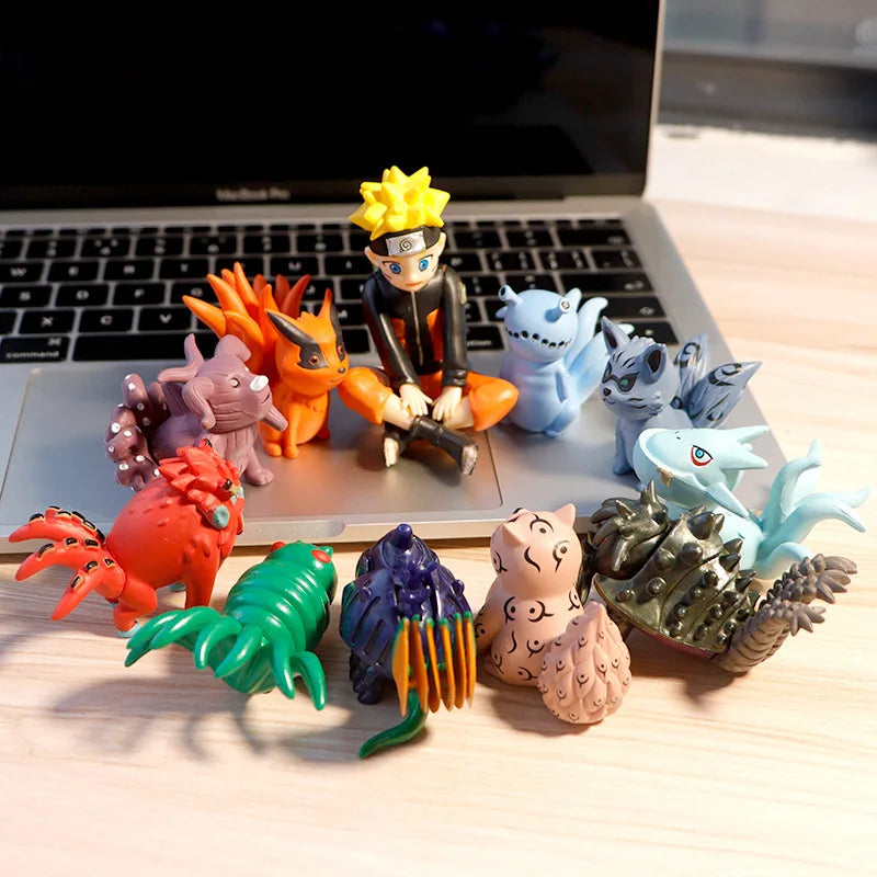 Lot de 11 Figurines Naruto &amp; Les Démons à Queue