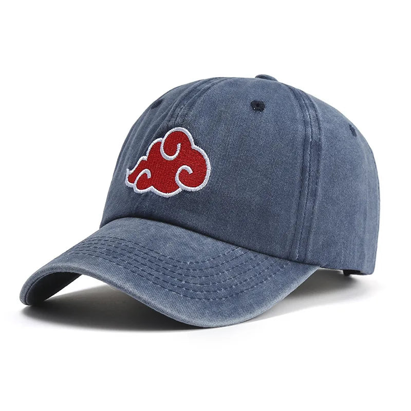 Casquette Vintage Naruto Nuage Bleue