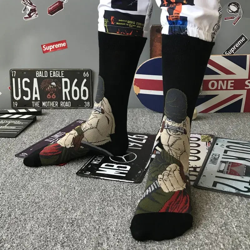 One Piece Roronoa Zoro Lange Baumwollsocken