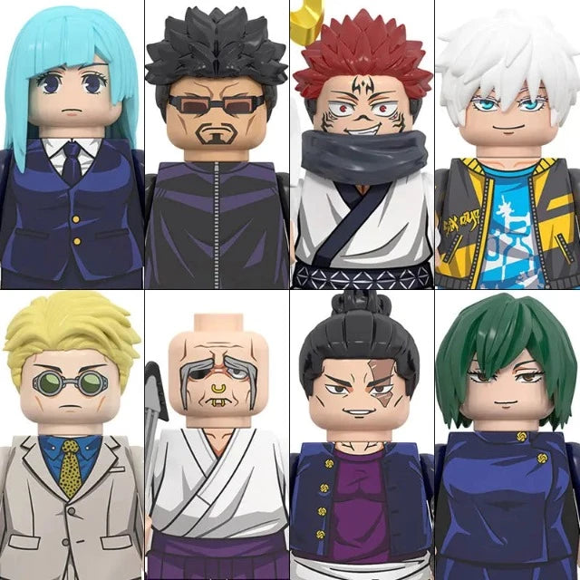 Giocattolo Lego Jujutsu Kaisen (confezione da 8)