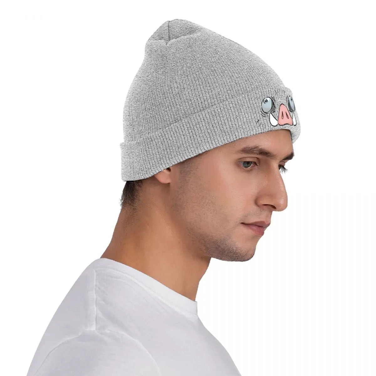 Demon Slayer Inosuke Beanie Hellgrau