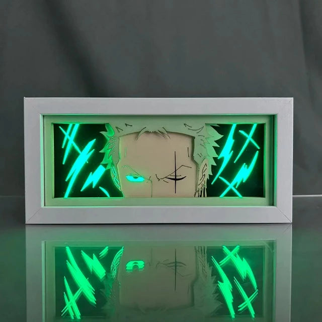 Tableau Cadre Lumineux One Piece Roronoa Zoro
