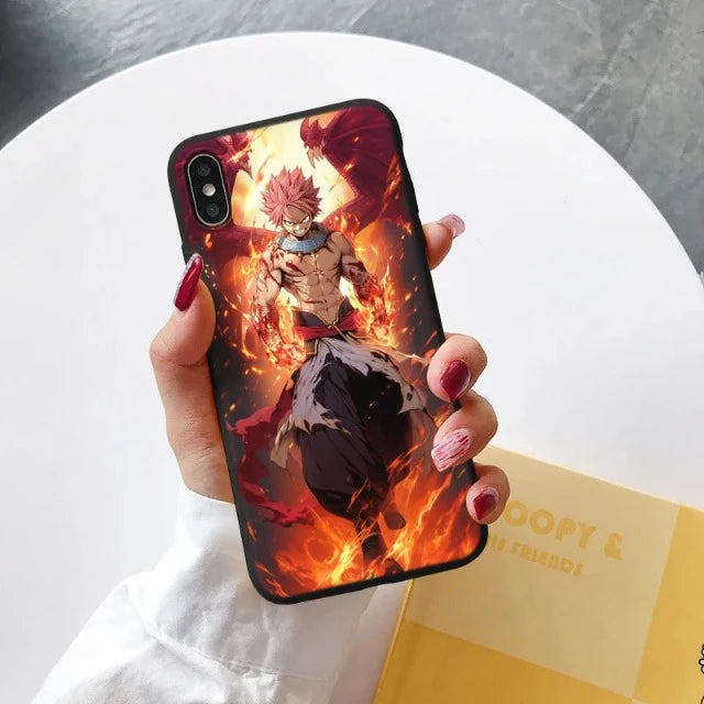 Coque de Téléphone Protection iPhone Fairy Tail Natsu