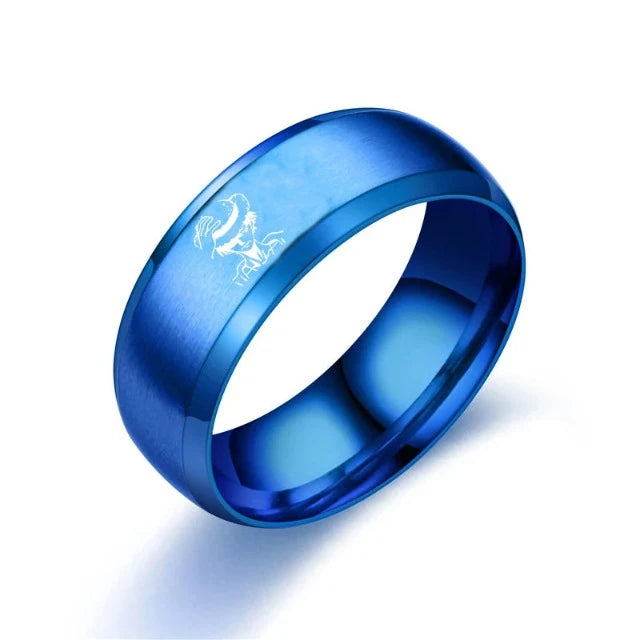 Bague One Piece Monkey D. Luffy Bleu