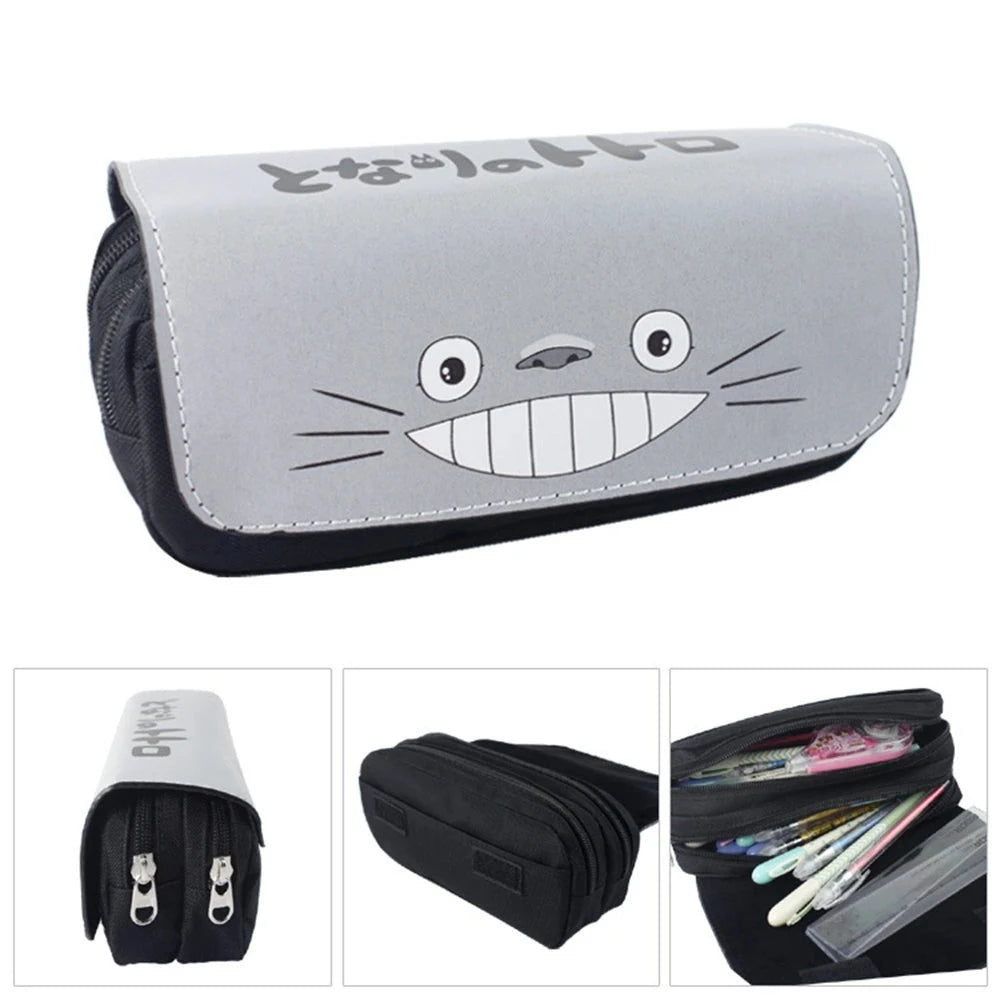 Trousse Plumier Totoro Grise