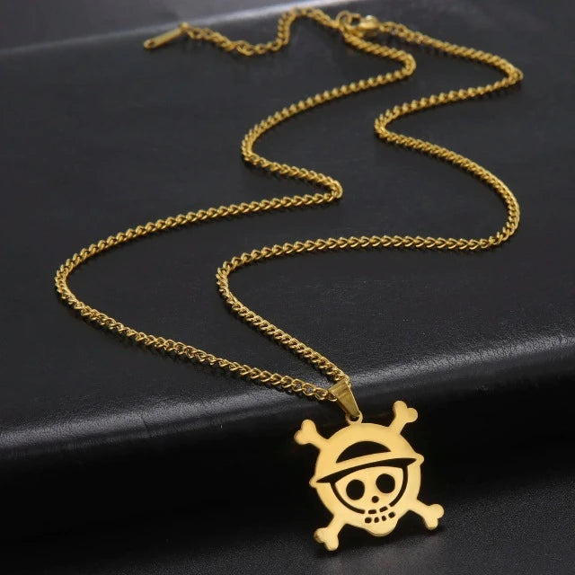 Collar con colgante de pirata de una pieza