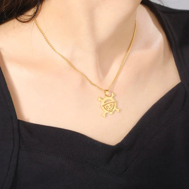 Collar con colgante de pirata de una pieza
