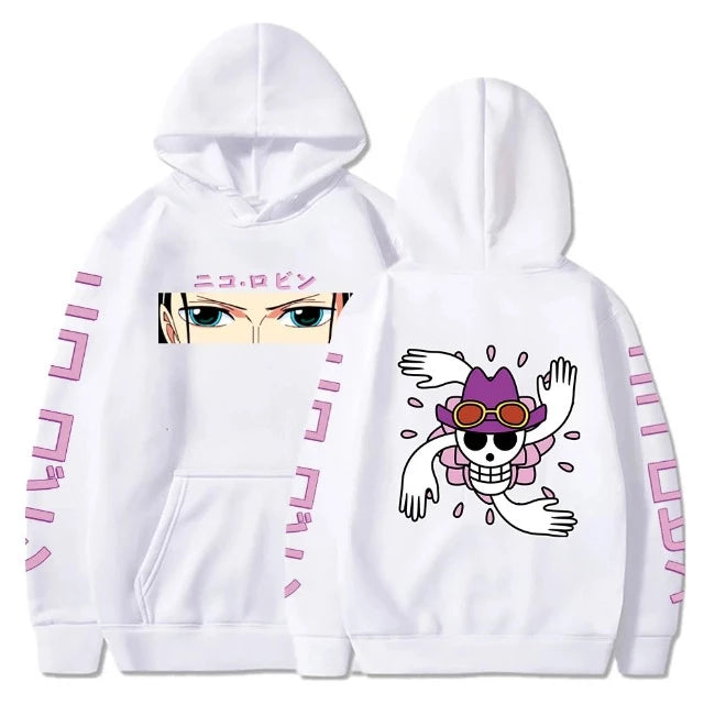 Sweat Pull One Piece Nico Robin Blanc