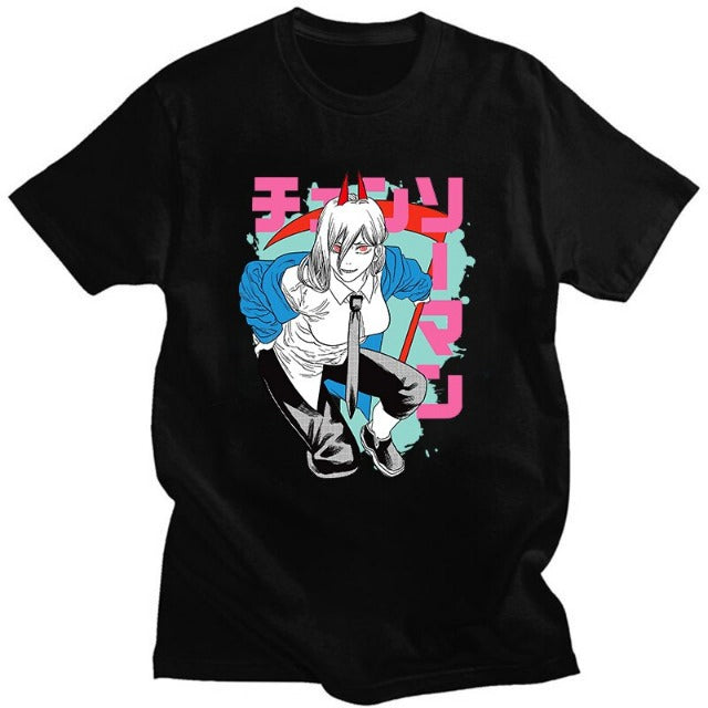 T-Shirt Power Blood Fiend Chainsaw Man