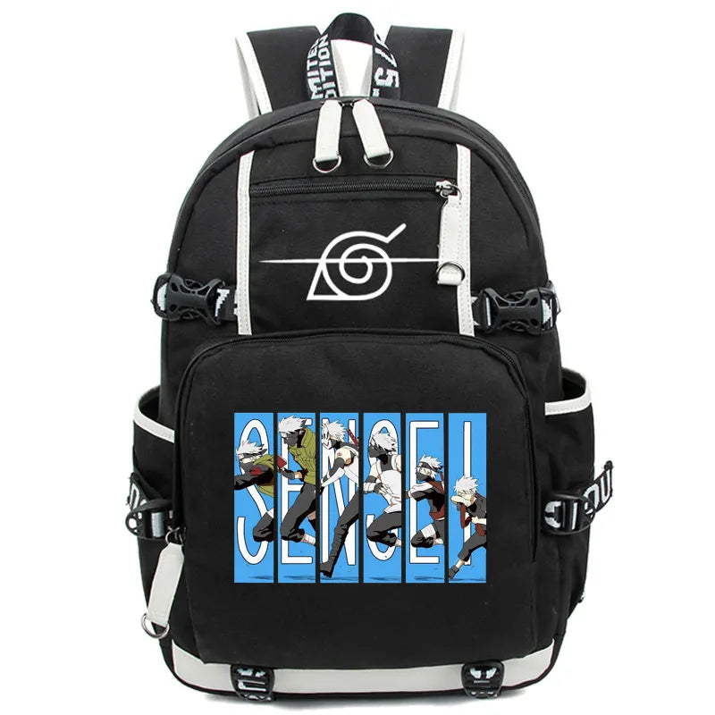 Cartable Naruto Sac À Dos Kakashi Sensei Bretelles